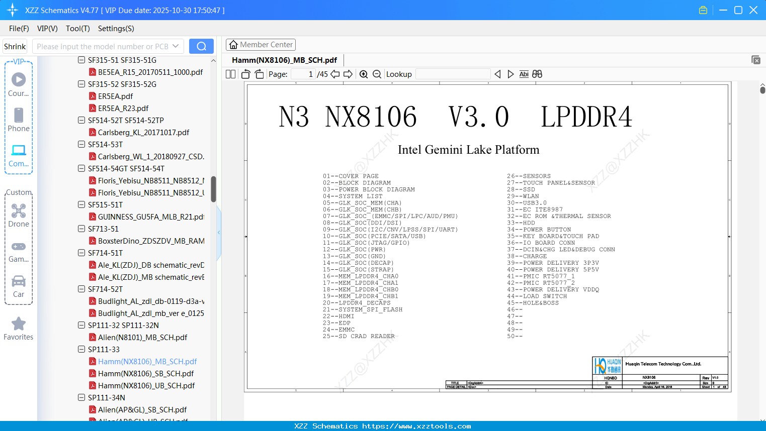 Laptop ACER Hamm(NX8106)_MB_SCH